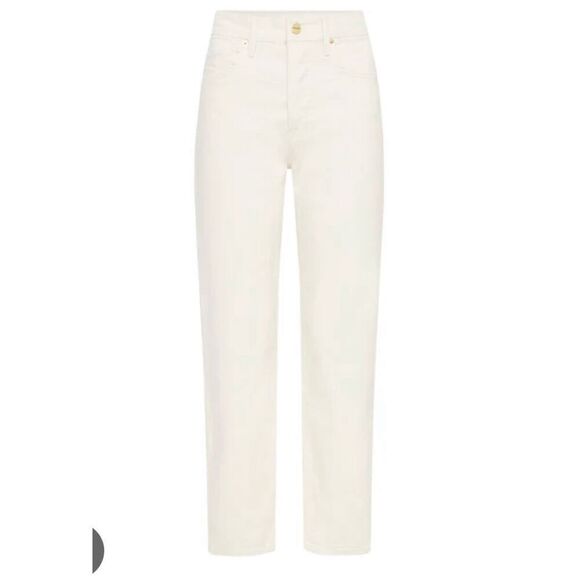 Frame Le Original high rise straight button fly jeans au natural 26 - Picture 2 of 16